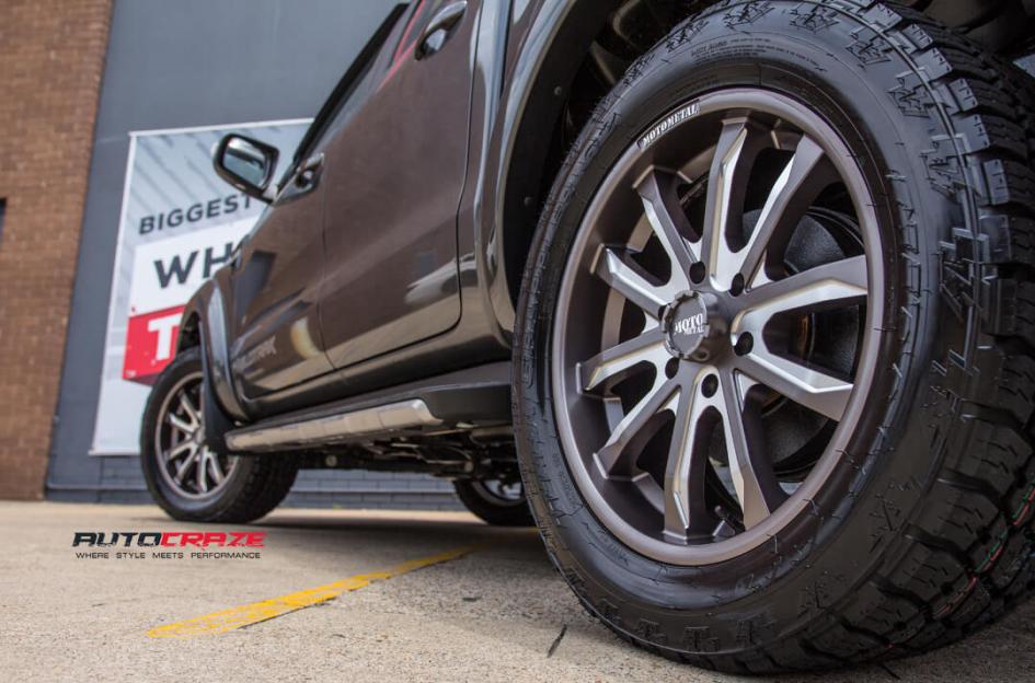 FORD RANGER MO983 SATIN GREY MILLED ACCENTS